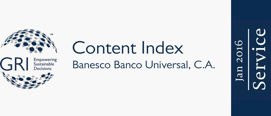 Banesco presentó su informe de RSE certificado por el GRI bajo el estándar G4