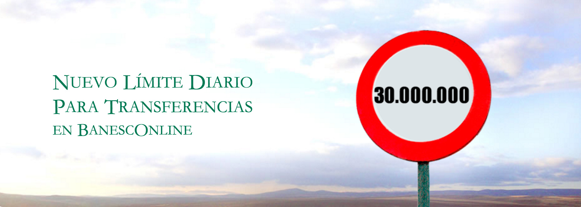 Banesco incrementa a Bs. 30 millones el límite diario para transferencias por BanescOnline para Personas Naturales