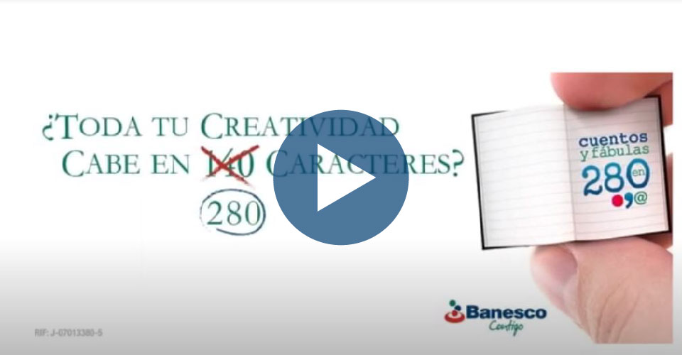 Audio | Banesco convoca a la 8va edición de su concurso de microcuentos #C280