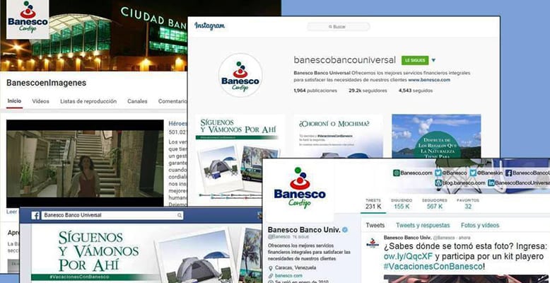 Banesco atendió más de 25.700 planteamientos de sus clientes a través de sus redes sociales