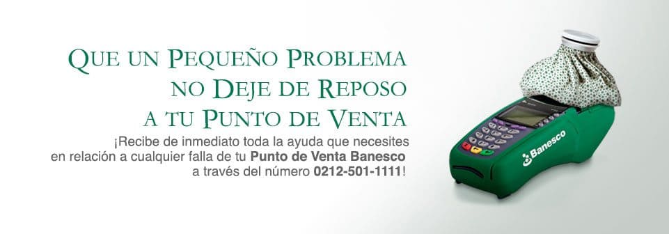 Comercios con puntos de venta Banesco recibirán atención inmediata vía telefónica