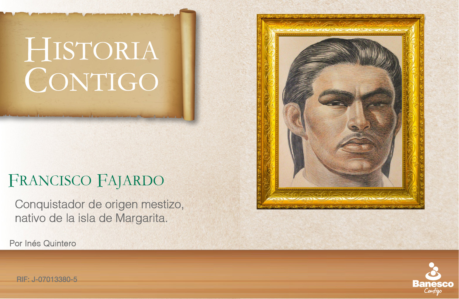 Francisco Fajardo: conquistador de origen mestizo, nativo de la isla de Margarita