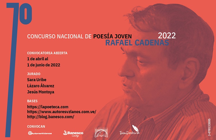 Últimos días para concursar en el premio de poesía joven Rafael Cadenas