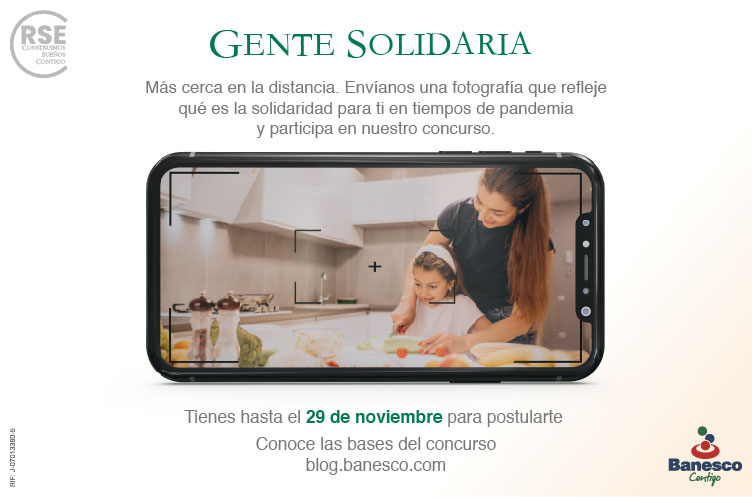 ¡Actualizado! Bases del concurso de fotografía móvil Gente Solidaria