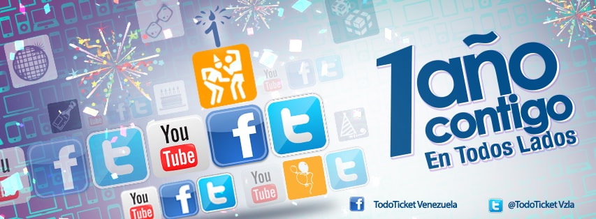 TodoTicket celebra su primer aniversario en las redes sociales