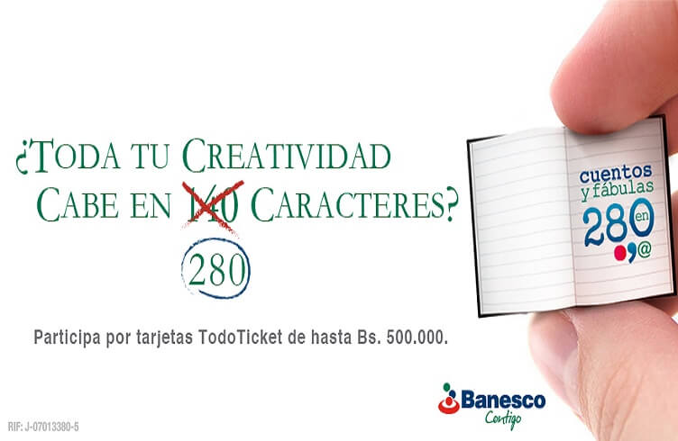 Veredicto 7ma. edición del Concurso de Microcuentos #C280 de Banesco