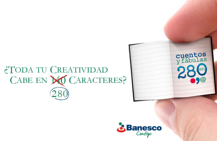 @Quetemefrega es el ganador de la Séptima Edición del Concurso de Microcuentos #C280 de @Banesco