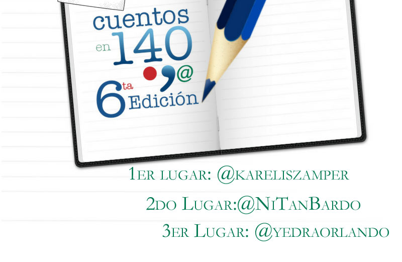 @kareliszamper es la ganadora de la sexta edición del Concurso de Microcuentos #C140 de @Banesco