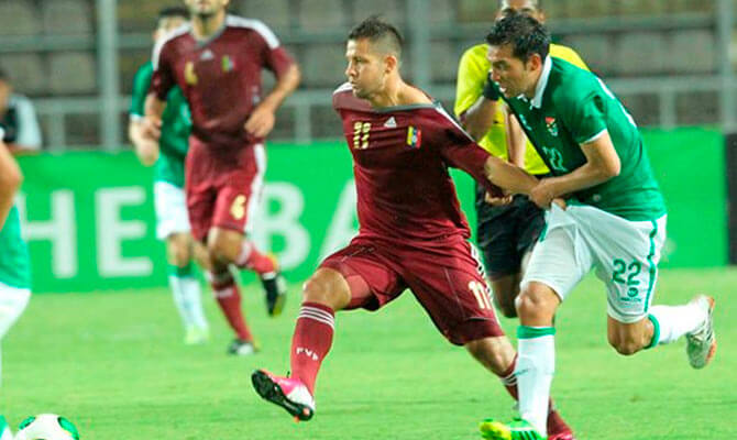 La Vinotinto igualó 2-2 con Bolivia en San Cristóbal