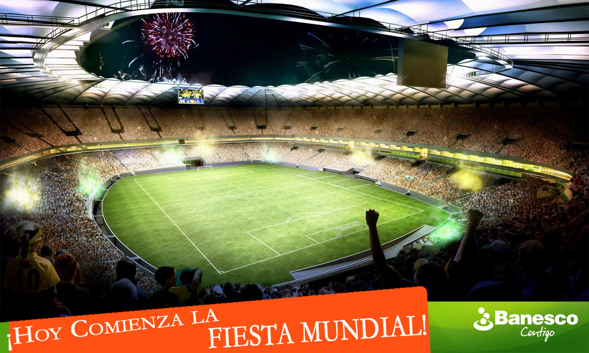 ¡Hoy inicia el Mundial Brasil 2014!