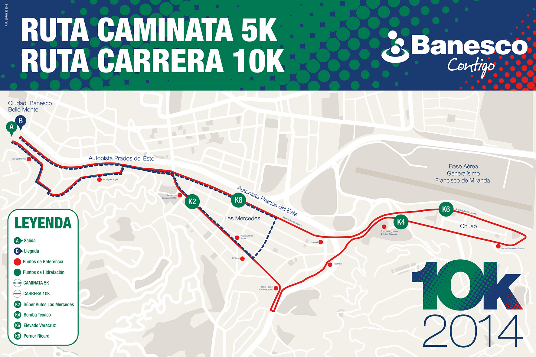 La Carrera Banesco 10K se realizará este 26 de octubre