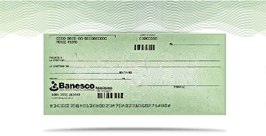 Los cheques de Banesco estrenan imagen