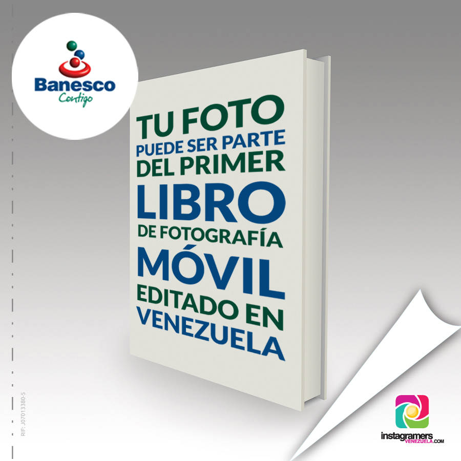 Concurso para Instagram de Banesco prevé Bs.120.000 en premios y la publicación de un libro