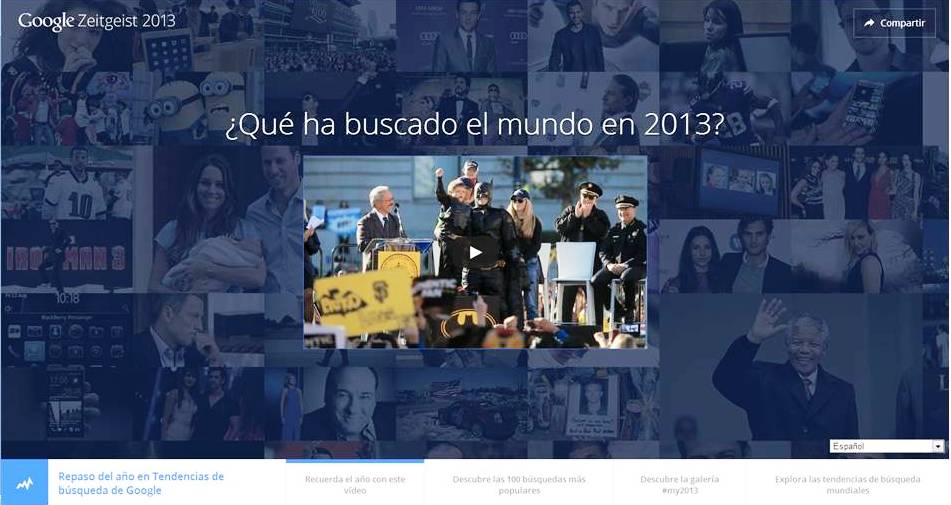 Google publicó el listado de las principales búsquedas durante 2013