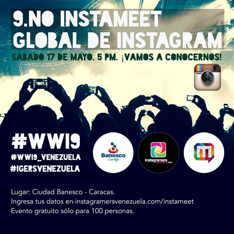 Ciudad Banesco acogerá el 9° Instameet Global para usuarios de Instagram en Venezuela