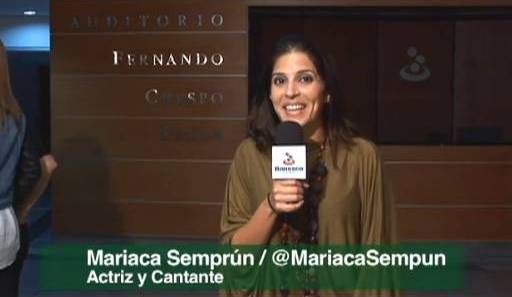 #ContigoSomos300Mil: La actriz y cantante Mariaca Semprún felicita a @Banesco