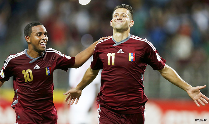 Vinotinto derrotó 3-2 Perú en las eliminatorias al Mundial 2014