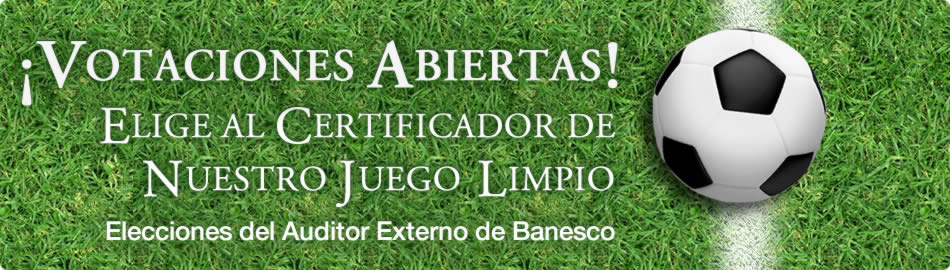 Banesco invita a sus clientes a votar en selección del auditor externo