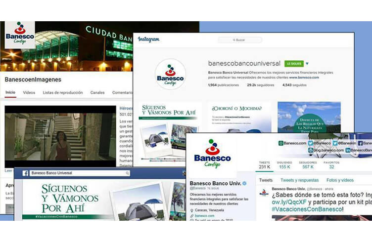 Banesco atendió más de 25.700 planteamientos de sus clientes a través de sus redes sociales