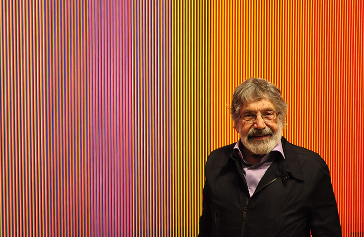 Carlos Cruz Diez celebra entre colores y arte 92 años de vida