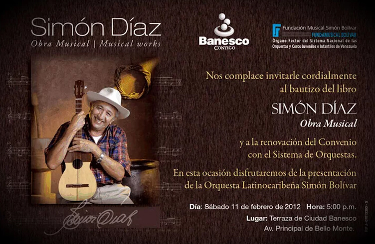 "Simón Díaz. Obra musical". Libros digitales (Gratis)