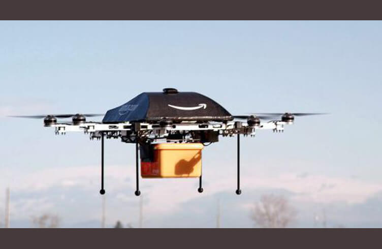 Amazon pide un pasillo aéreo para entregar paquetes con drones