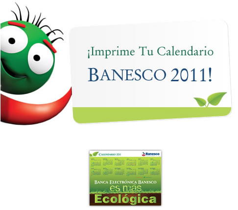 Calendario Banesco 2011