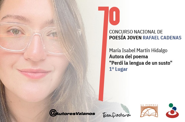 María Isabel Martín gana el 7° Concurso Nacional de Poesía Joven Rafael Cadenas