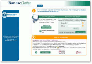 Durante el año 2010 Banesco registró un promedio de 71 millones de operaciones al mes por sus canales electrónicos