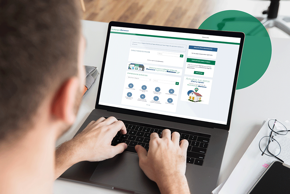 Multipagos Banesco permite gestionar pagos de forma rápida, fácil y segura
