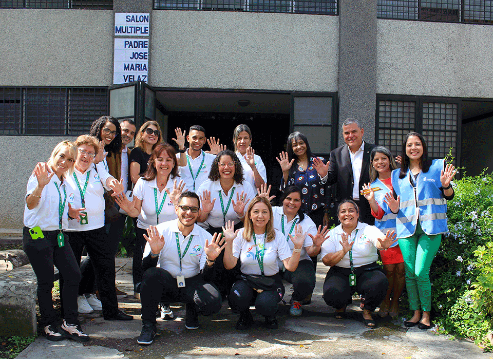 Voluntariado Banesco acompañó el regreso a clases de Fe y Alegría